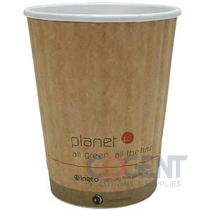 DW Hot Cup 12oz Planet + Comp Paper & PLA 25/40/cs PLC-12-DW
