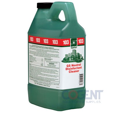 Green Solutions Neutral Cleaner Disinfectant 103 4/2Ltr/cs