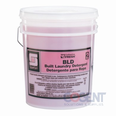 Built Detergent BLD2 5gal Clothesline Fresh 5gal/pl  7002