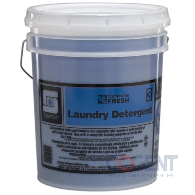 Laundry Detergent 03 5gal Clothesline Fresh 5gal/pl  7003