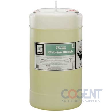 Chlorine Bleach 04 15gal Clothesline Fresh 15gal/pl 7004
