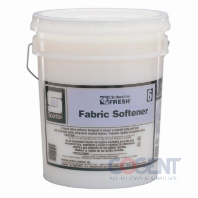 Fabric Softener 06 5gal Clothesline Fresh 5gal/pl  7006