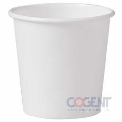Hot Cup Paper White 4oz SingleSidePoly 1m/cs
