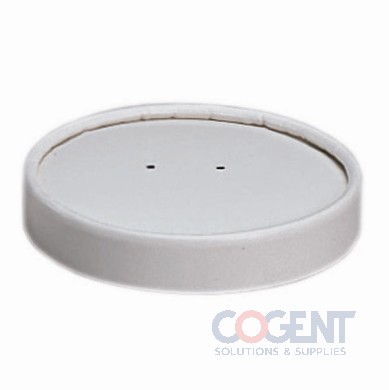 Paper Lid White Vented for 16oz Cont 500/cs CH16A-4000