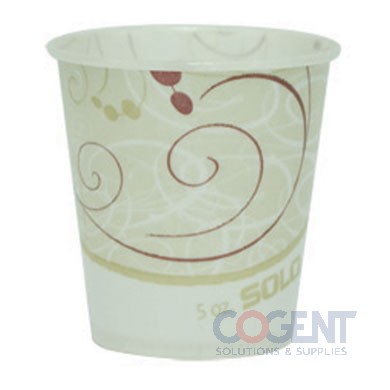 Waxed Paper Cold Cup 5oz Symphony 3m/cs  R53-J8000