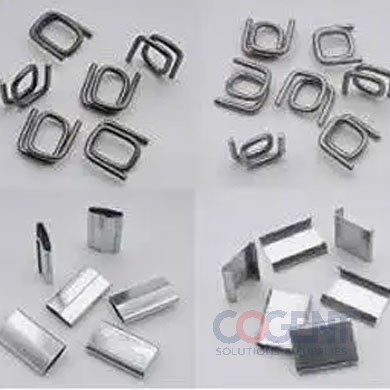 1/2x17 Pre-Cut Strapping Buckle 500/cs