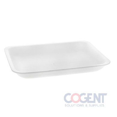 Foam Tray 4P Wht PS 9.25x7.25x1.345 400/cs 51P104PM