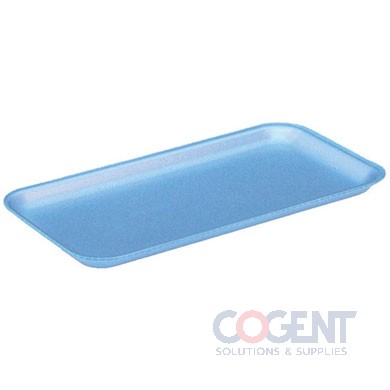 Foam Tray 2 Blue 8.375x5.875x1.21 500/cs