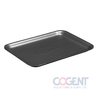 Foam Tray 9L Black 200/cs 1.875X9.875X0.99"        Pactiv