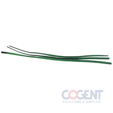 Twist Tie 1/2x20 Green Paper Plain-(no print) 3m/cs       TT