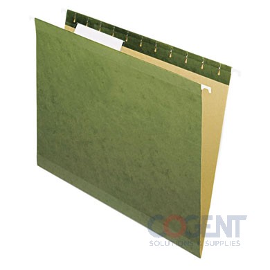 Hanging File Folders Reinforced Letter Size Straight Tabs 25/bx