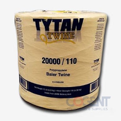 Poly Baler Twine Black 1050 20,000'/rl #110 2rl/cs 80rl/plt
