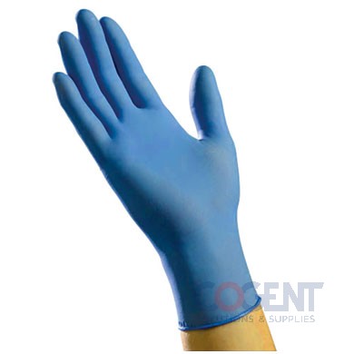Glove Nitrile Medium PF Blue 6mil 1m/cs     NMD6201