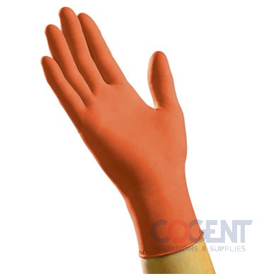 Glove Nitrile Medium PF Orange 6mil 1m/cs  NMD6201T        TDX