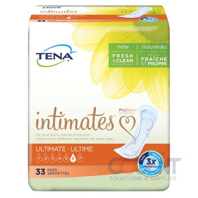 Intimates Ultimate Pads 4/10  40/CS   54427 TENA