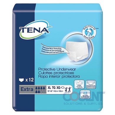 Protective Underwear White 2XL 68"-80" 4/12 48/CS 72518 TENA