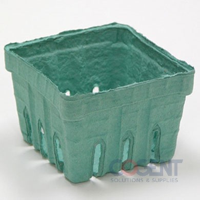 Berry Basket PT Grn Pulp NPFA 4.125x4.125x2.875 420/cs