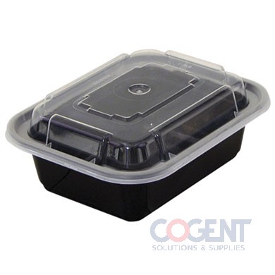Cont Combo 12oz Rect Black NewSpring 150/cs NC818B
