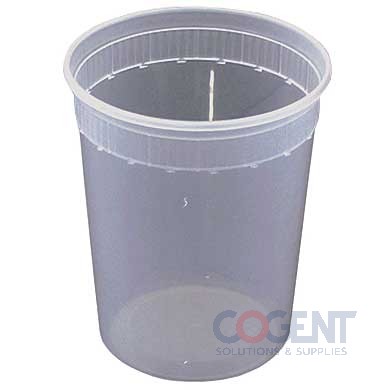 Delitainer 32oz Round Natural Microwave Newspring 480/cs