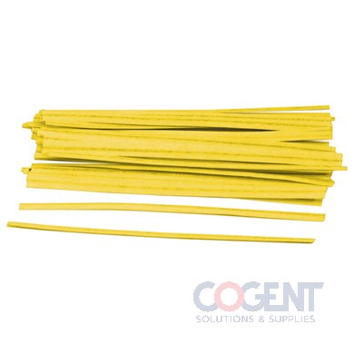 Twist Tie 1/2x12 Yellow Black Organic 10.2M/CS             TT
