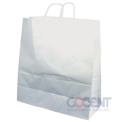 Shopping Bag 40% Recy White 16x6x19 120GSM 200/cs       PWS