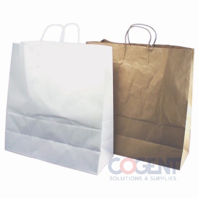 Shopping Bag 100% Recy Natural 13x7x17 63# 250/cs