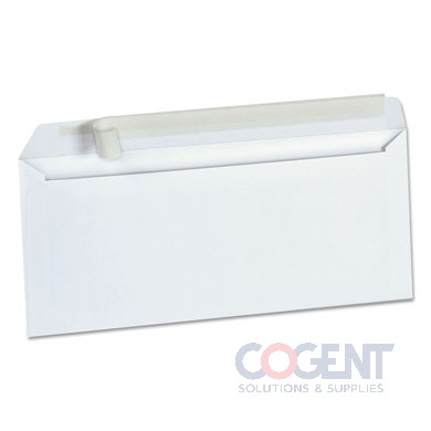 Business Envelope Peal Seal #10 4.13x9.5 White  500/bx     LAGA