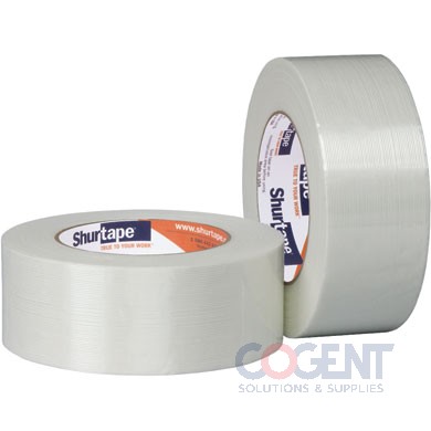 Filament Tape 2"x60yds 48mmx55m Economy 24rl/cs