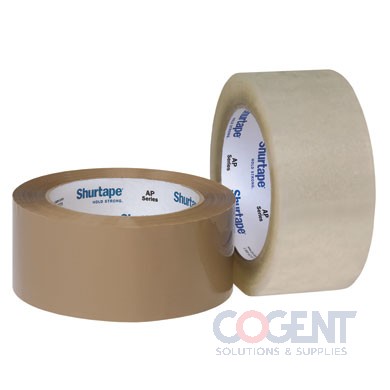 Box Tape 3"x110yd Tan 2mil Acrylic AP201 24rl/cs       SHU