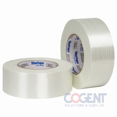 Filament Tape 3/4"x60yds Wht 6.2mil GS521 48rl/cs 101374 SHU