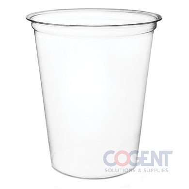 Deli Container 32oz Round PLA Cold Clear 500/cs CF-DC-32