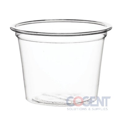 Portion Cup Base 1oz Clr PLA 5000/cs Veg VWPP1