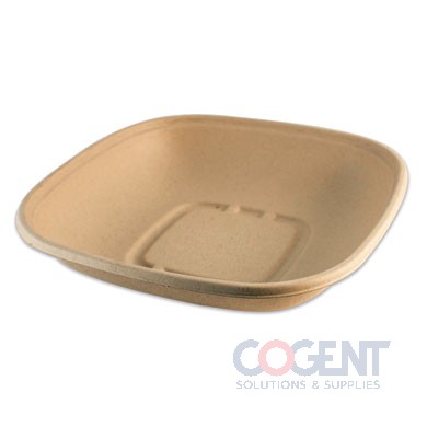 Bowl 32oz Nat Fiber Sq NPFA Comp 400/cs BQ-SC-32-LFS