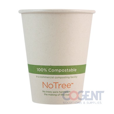 Hot Cup 8oz Nat No Tree Paper 1000/cs CU-SU-8     WC