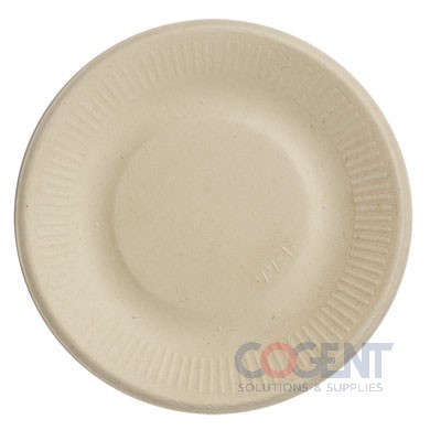 Plate 6" Rnd Fiber NPFA Nat Comp 1000/cs PL-SC-U6-LFS
