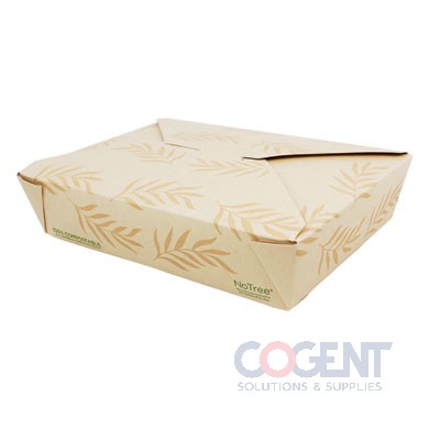 NoTree Take Out Cont #2 8.5x6.2 x1.85(50oz)500/cs TO-NT-2    WC