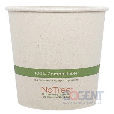 Food Cont 24oz Nat No Tree Paper 10/50/cs BO-SU-24      WC