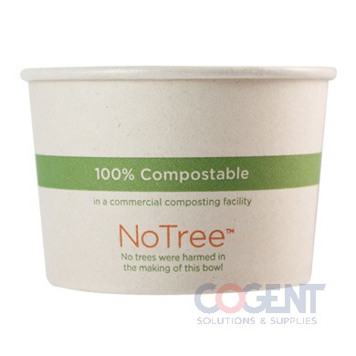 Food Cont 8oz Nat No Tree Paper 20/50/cs BO-SU-8       WC