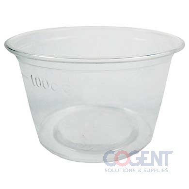 Souffle Cup Ingeo 2oz Clear Compostable 2m/cs      CP-CS-2S