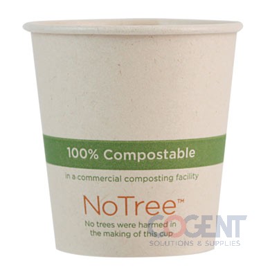 Hot Cup 4oz Nat No Tree Paper 20/50/cs CU-SU-4   WC