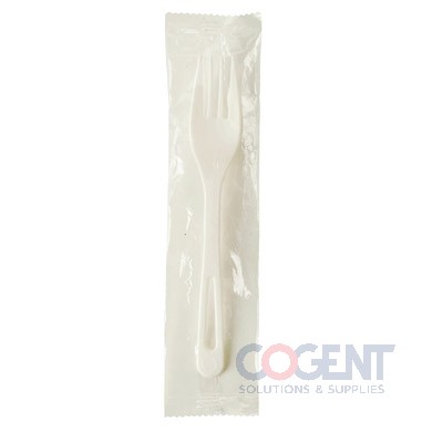 Cutlery Fork 6" Wrapped PLA/Talc Compost 750/cs FO-PS-I