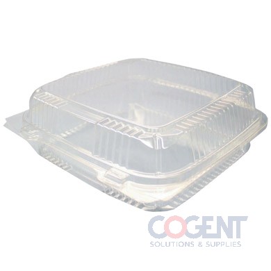 H/L Hoagie 9"x5"x3" Clear PLA Compostable 250/cs  KL-CS-95N