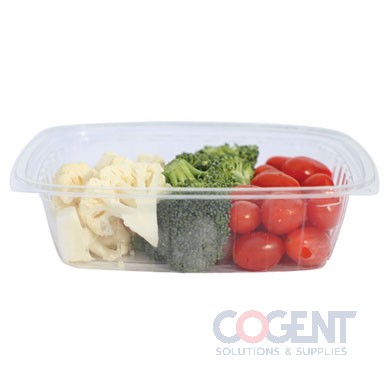Deli Cont 24oz Rect Clr 600/cs RD-CS-24                    WOR