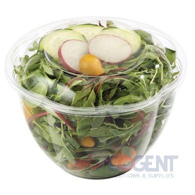 PLA Salad Bowl 16oz Round Clear 450/cs             SB-CS-16
