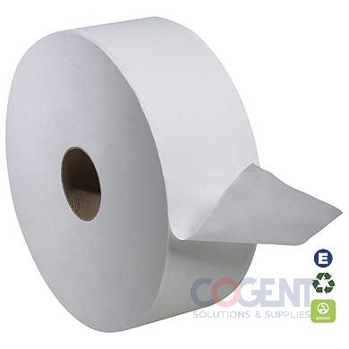 Jumbo Toilet Tissue 3.48"x1600' 2ply T1 10"dia 6rl/cs 12021502
