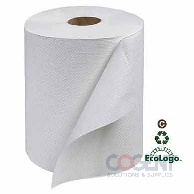 Hardwound Towel 7.88"x600' Wht H21 1ply 12rls/cs  RB6002   TRK