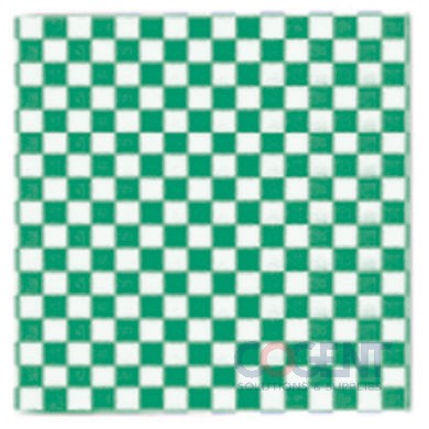 Sandwich Wrap GR Natural 12x12 Green Checkerboard 5m/cs