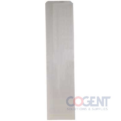 Bread Bag Wht Plain 5.25x3.25x20 1m/cs